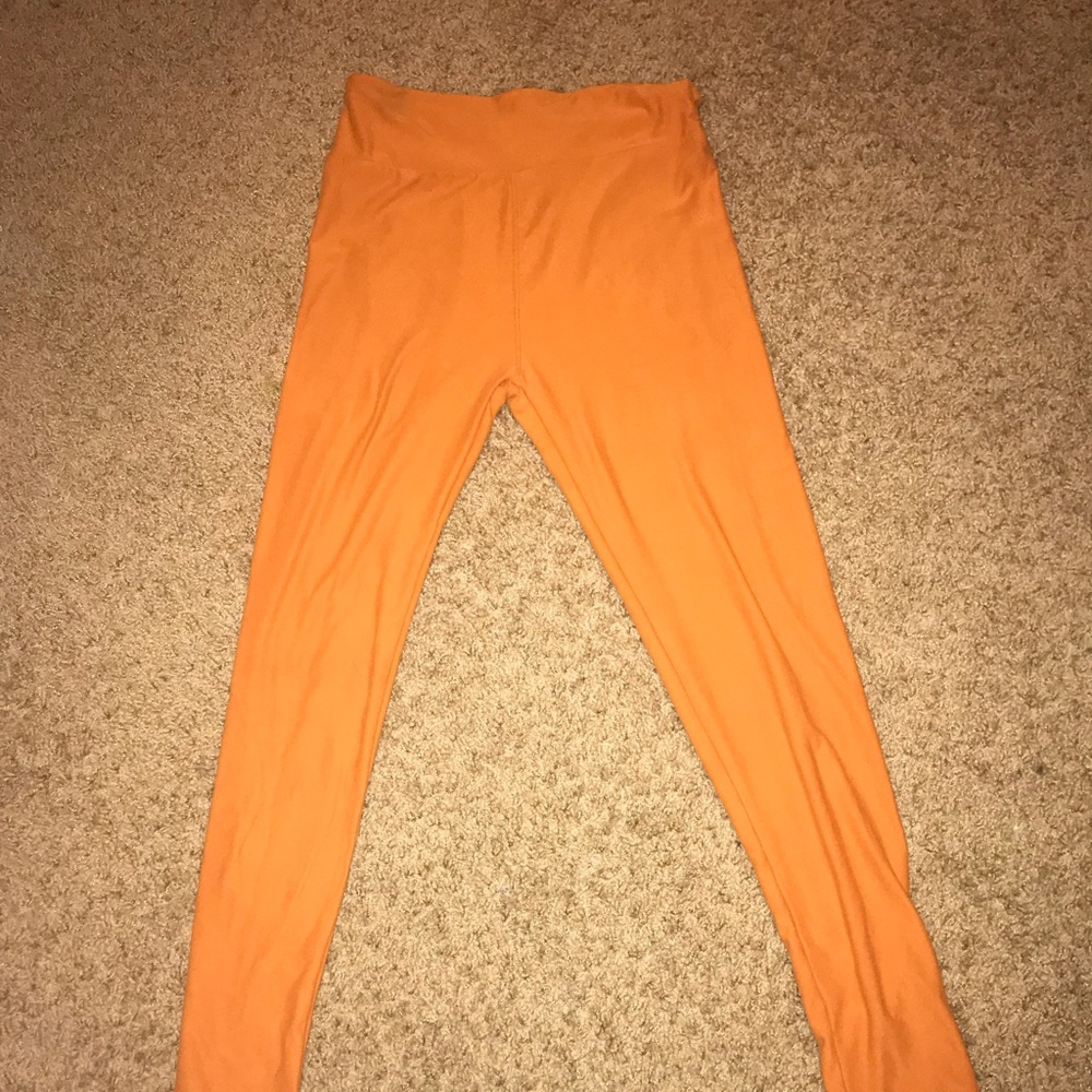 Orange LuLaRoe Leggings